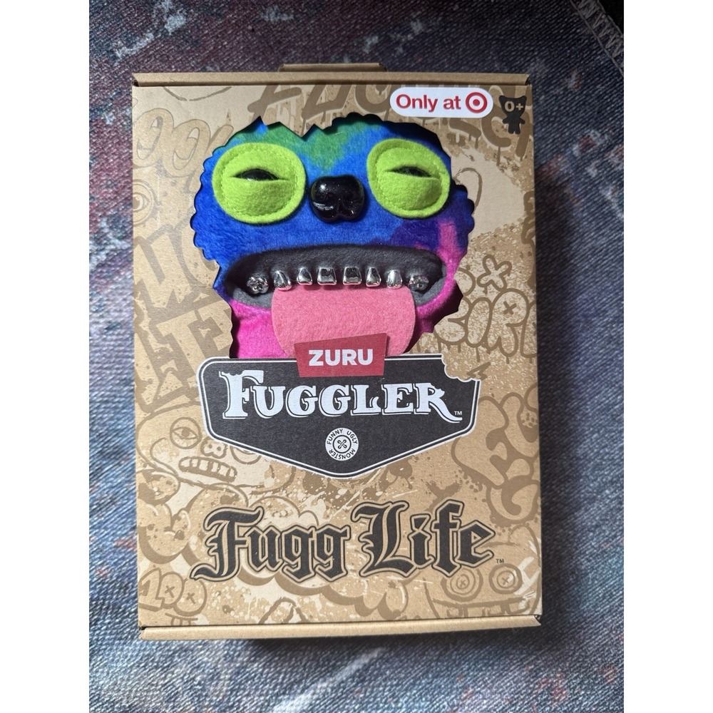 Fuggler Fugg Life 9" SIR BELCH Tie Dye Silver Teeth Funny Ugly Monsters 15749E